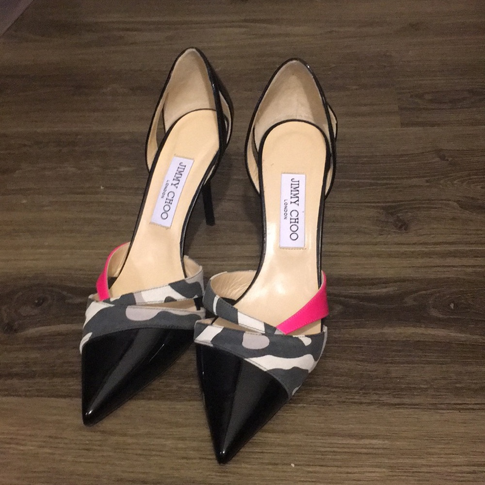 NWOT Jimmy Choo Patent Pointy Toe Heels
